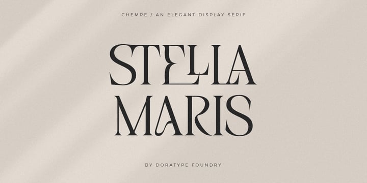 Chemre Font Poster 9