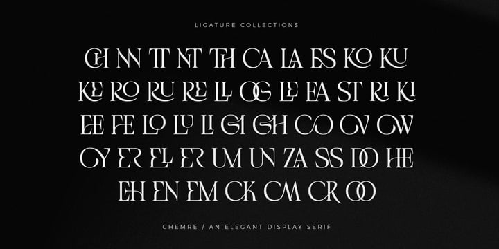 Chemre Font Poster 5