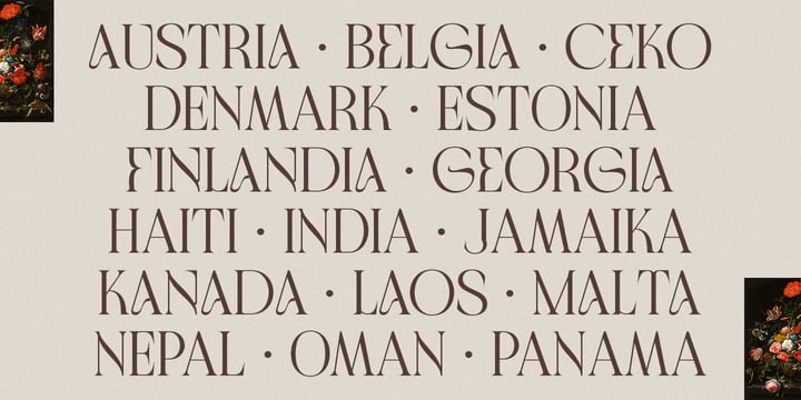 Chemre Font Poster 14