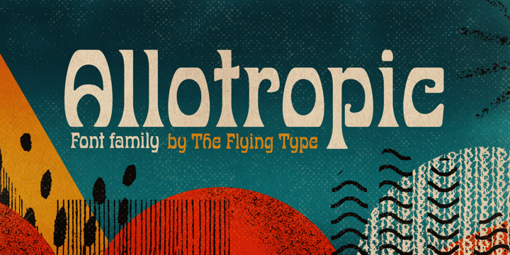 Allotropic Font Poster 1
