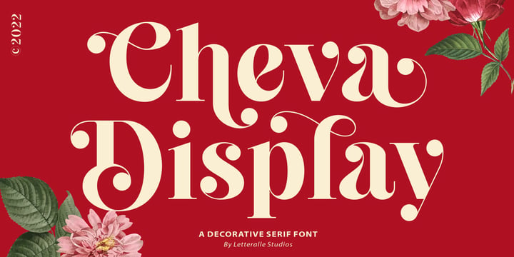 Cheva Display Font Poster 1
