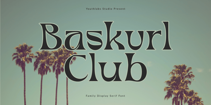 Baskvrl Club Font Poster 1