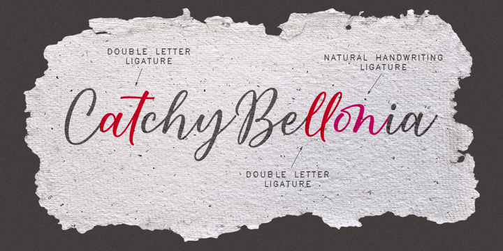 Catchy Bellonia Font Poster 8