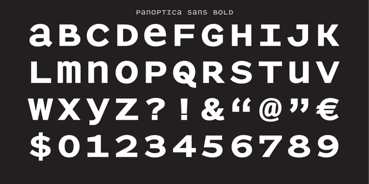 Panoptica Font Poster 7