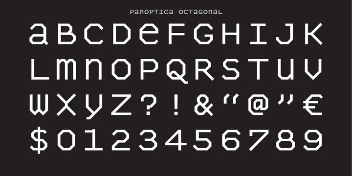 Panoptica Font Poster 11