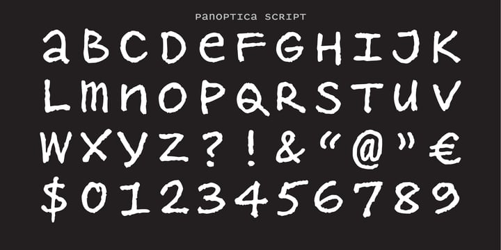 Panoptica Font Poster 14