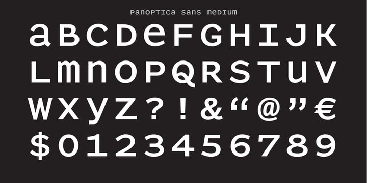 Panoptica Font Poster 6