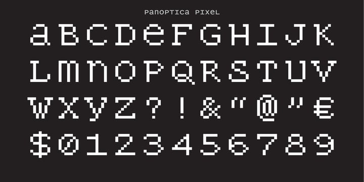 Panoptica Font Poster 12