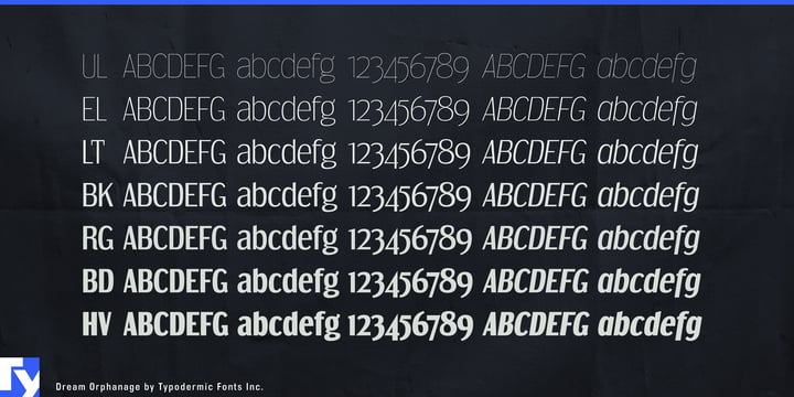 Dream Orphanage Font Poster 6