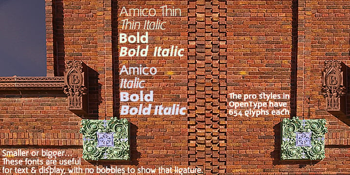 Amico Font Poster 3