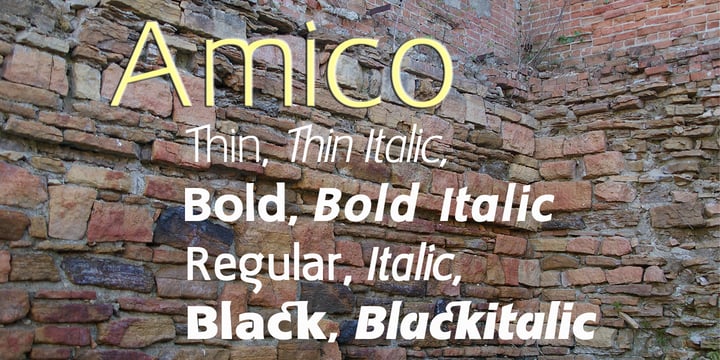 Amico Font Poster 2