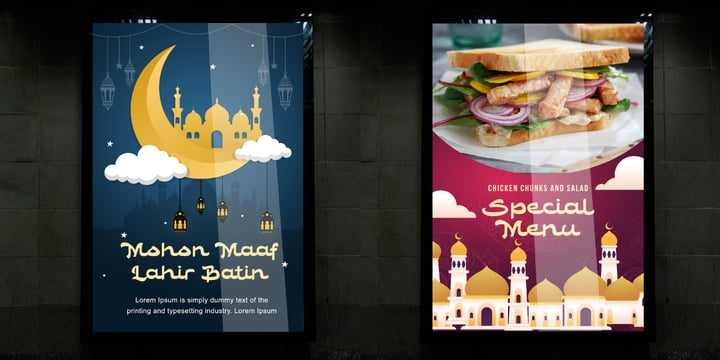 Lentera Ramadhan Font Poster 7