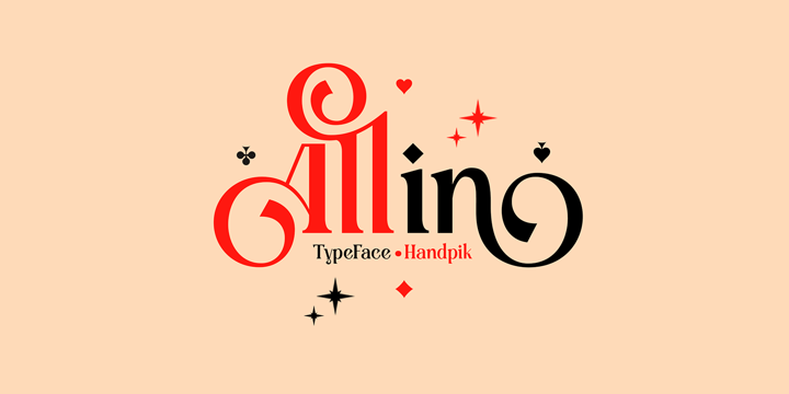 All in Font Poster 1