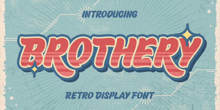 Brothery Font Poster 1