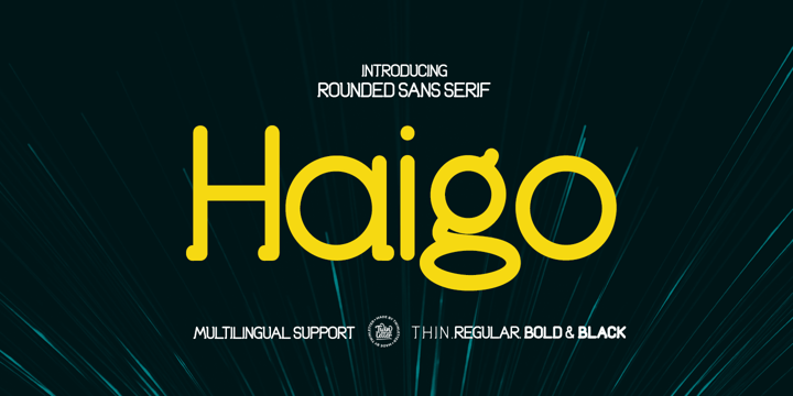 Haigo Font Poster 1
