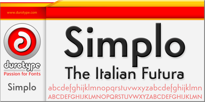Simplo Font Poster 1