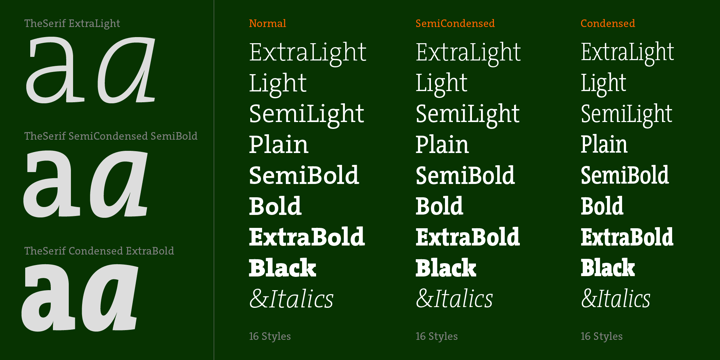 TheSerif Font Poster 6
