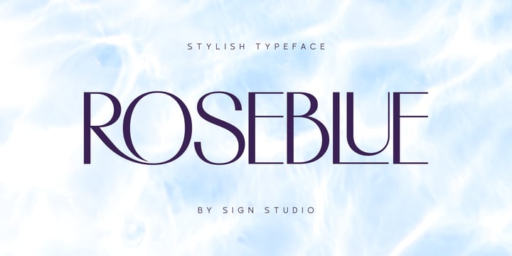 Roseblue Font | Webfont & Desktop | MyFonts