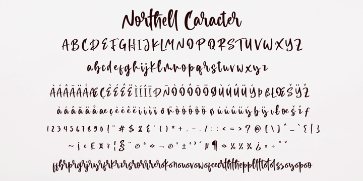Northell Font Poster 6