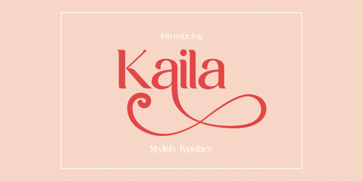 Kaila Font Poster 1