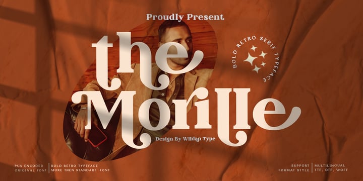 The Morille Font Poster 1