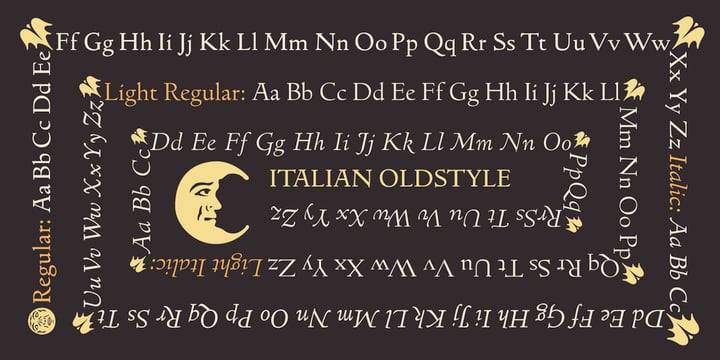 LTC Italian Old Style Font Poster 5