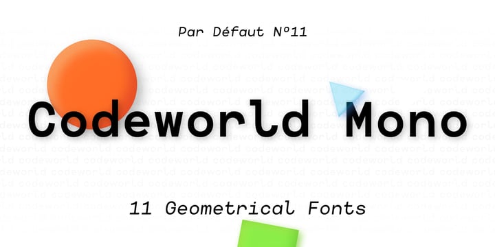 Codeworld Mono Font Poster 1
