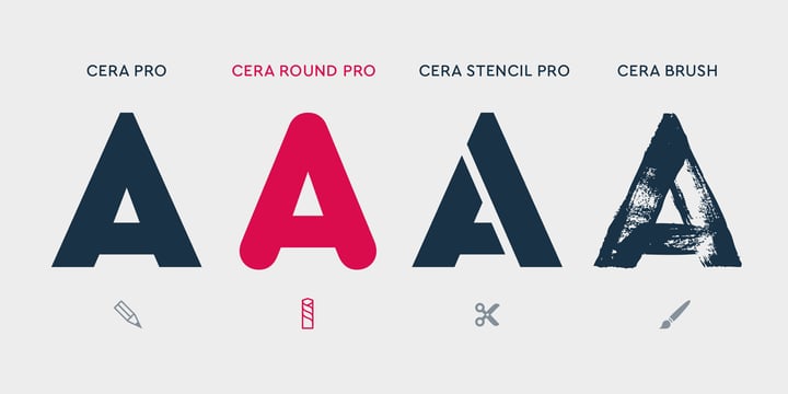 Cera Round Pro Font Poster 9