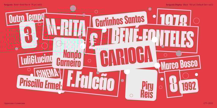 Seriguela Font Poster 10
