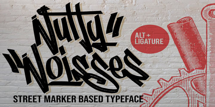 Nutty Noisses Font Poster 1