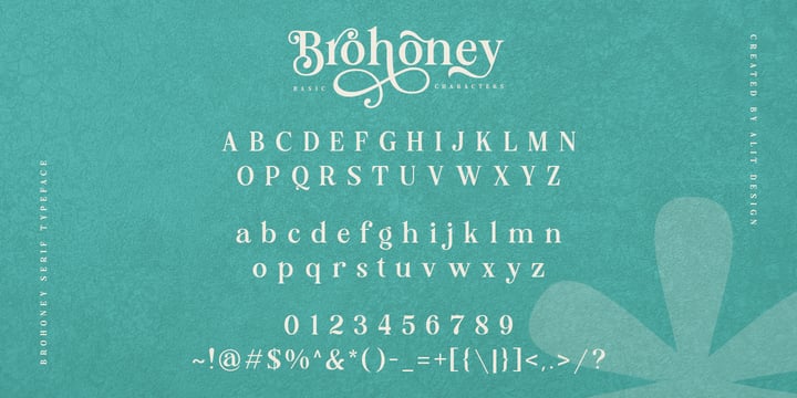 Brohoney Font Poster 3