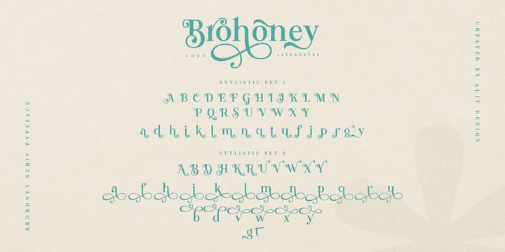 Brohoney Font Poster 5