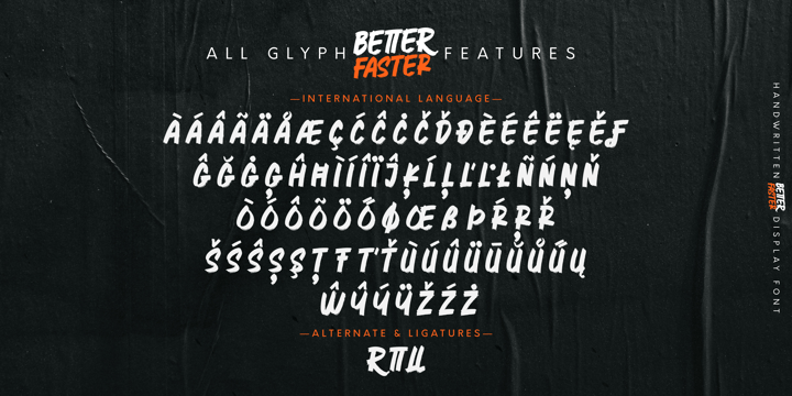 Better Faster Font Poster 11