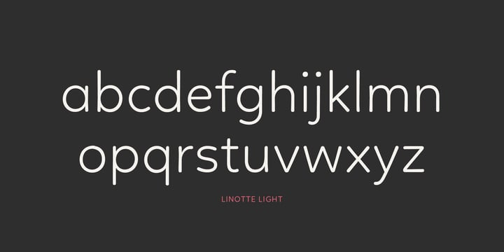 Linotte Font Poster 3
