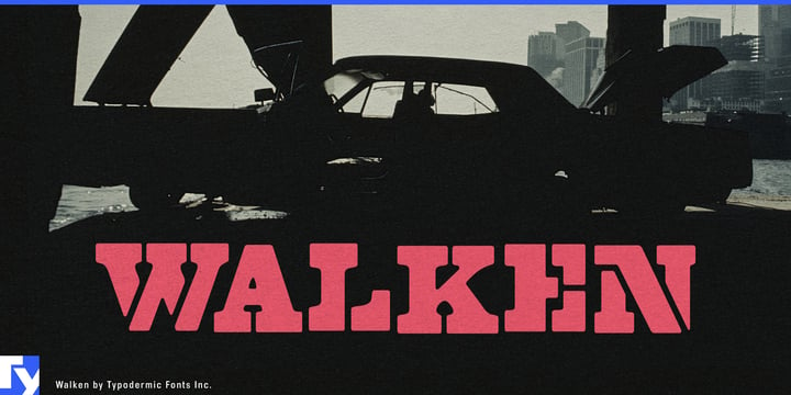Walken Font Poster 1