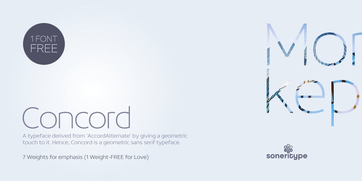 Concord Font Poster 2