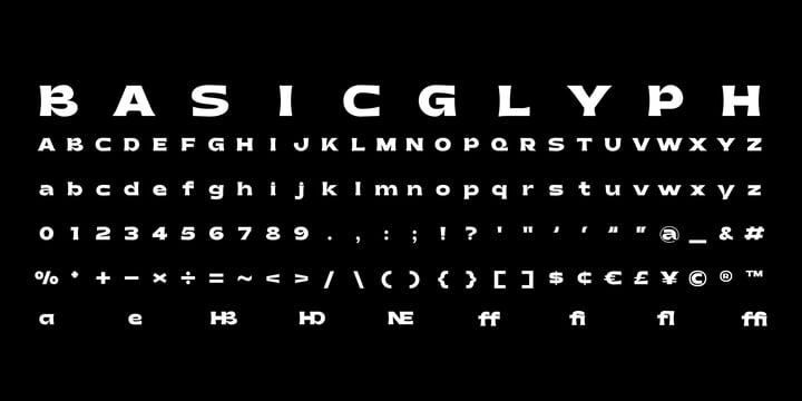 Pontiff Wide Font Poster 5