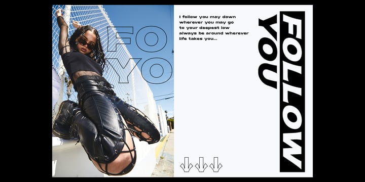 Pontiff Wide Font Poster 7