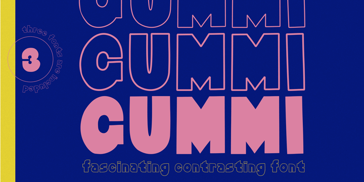 Gummi Font Poster 1