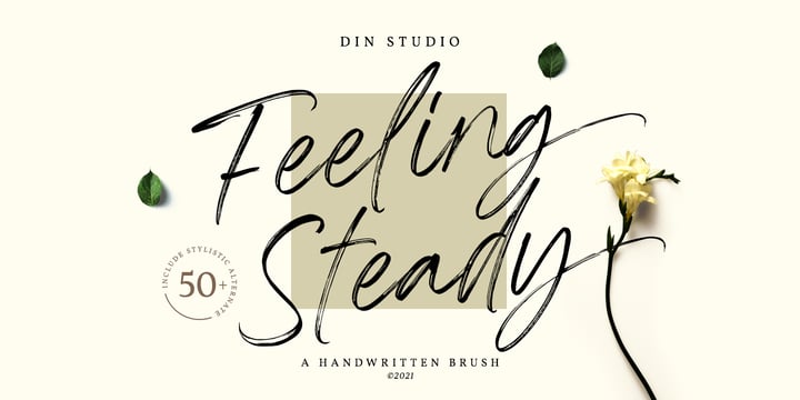 [rbecnzmuxf] Download Feeling Steady Fonts Family From Din Studio