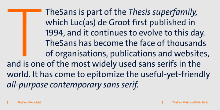 TheSans Font Poster 6