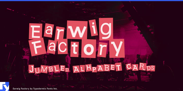 Earwig Factory Font Poster 1