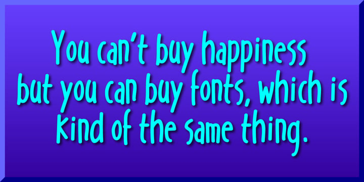 Pleasant Hand Font Poster 4