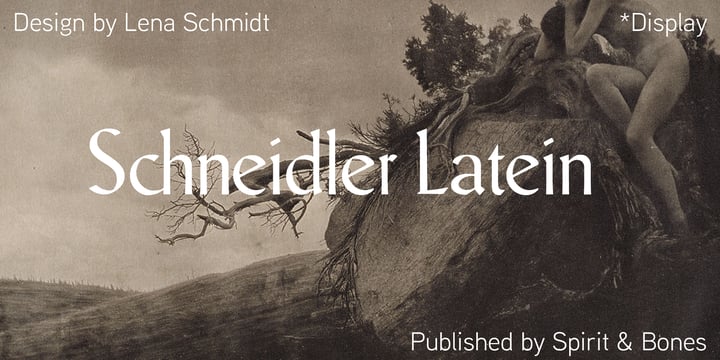 Schneidler Latein Font Poster 1