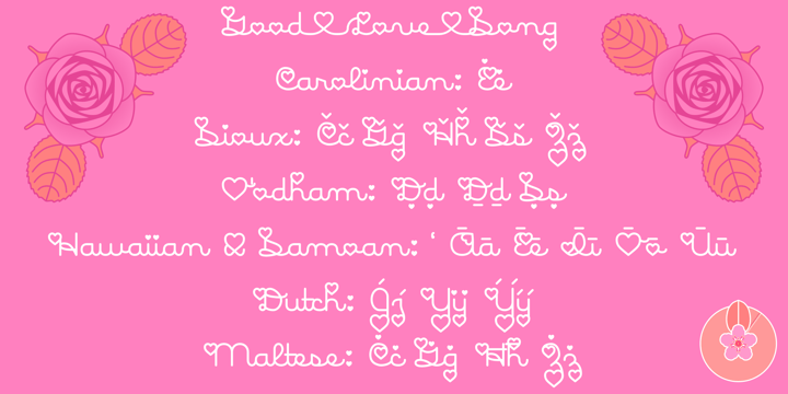 Good Love Song Font Poster 5