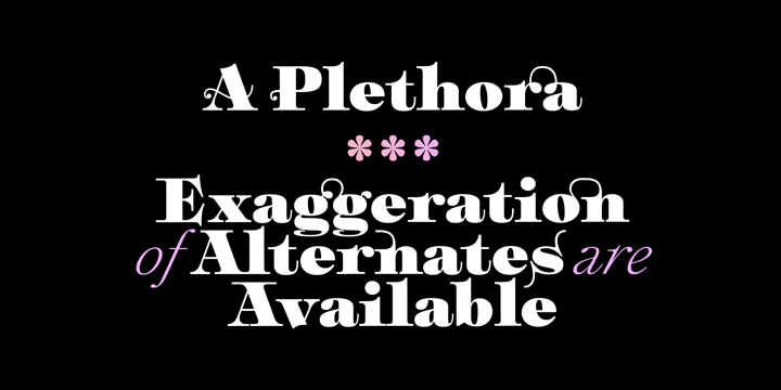 Plethora Font Poster 15