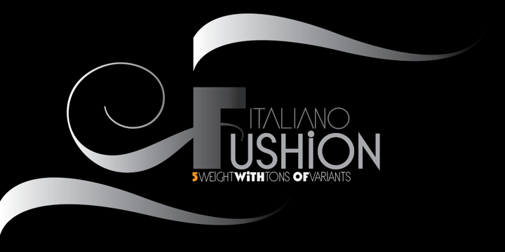 Italiano Fushion New Font Poster 6