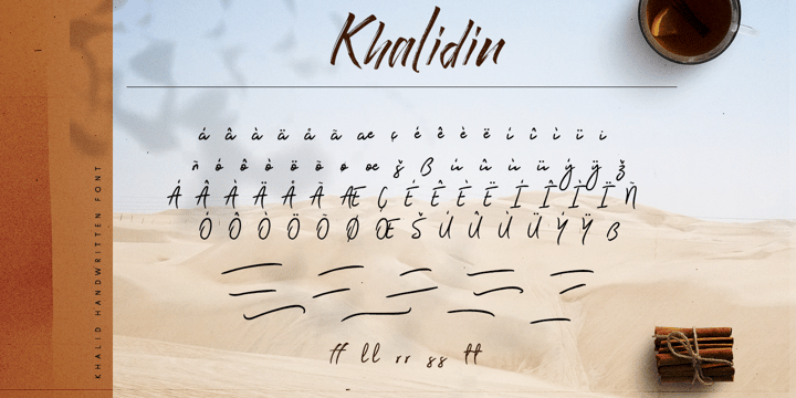 Khalidin Font Poster 11