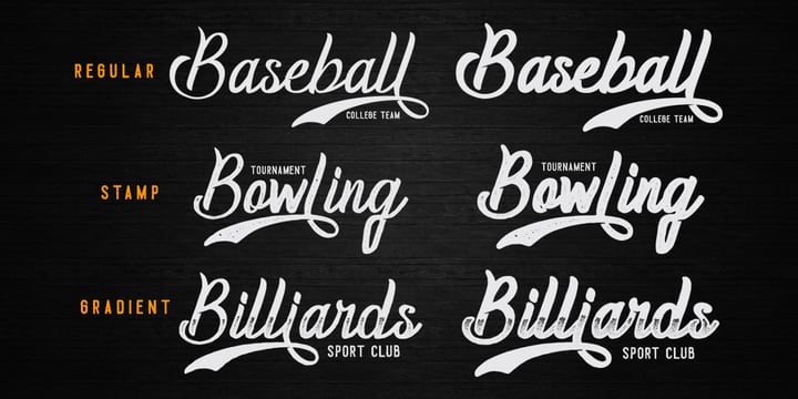 Homerun Font Poster 4