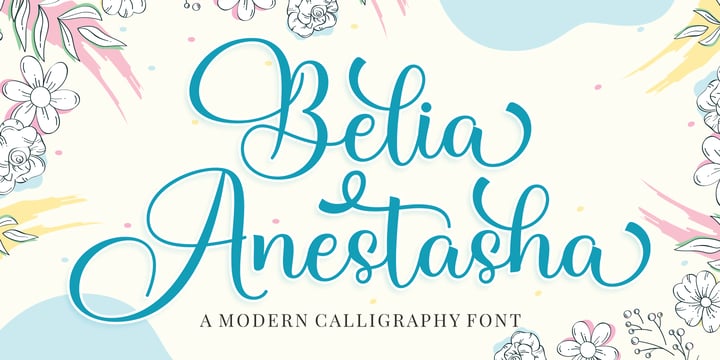 Belia Anestasha Font Poster 1